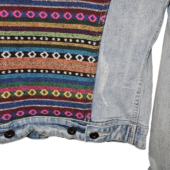 Gianni Bini Girls Jean Jacket Size M - Picture 4 of 6